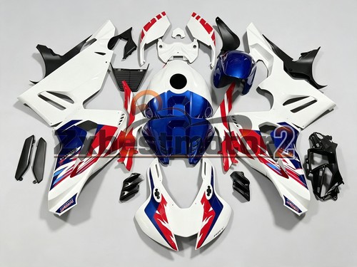 White blue red fairing kit - white,
