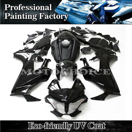Glossy black abs fairing kit - black,