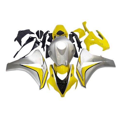 Abs yellow silver fairings - silver, kit
